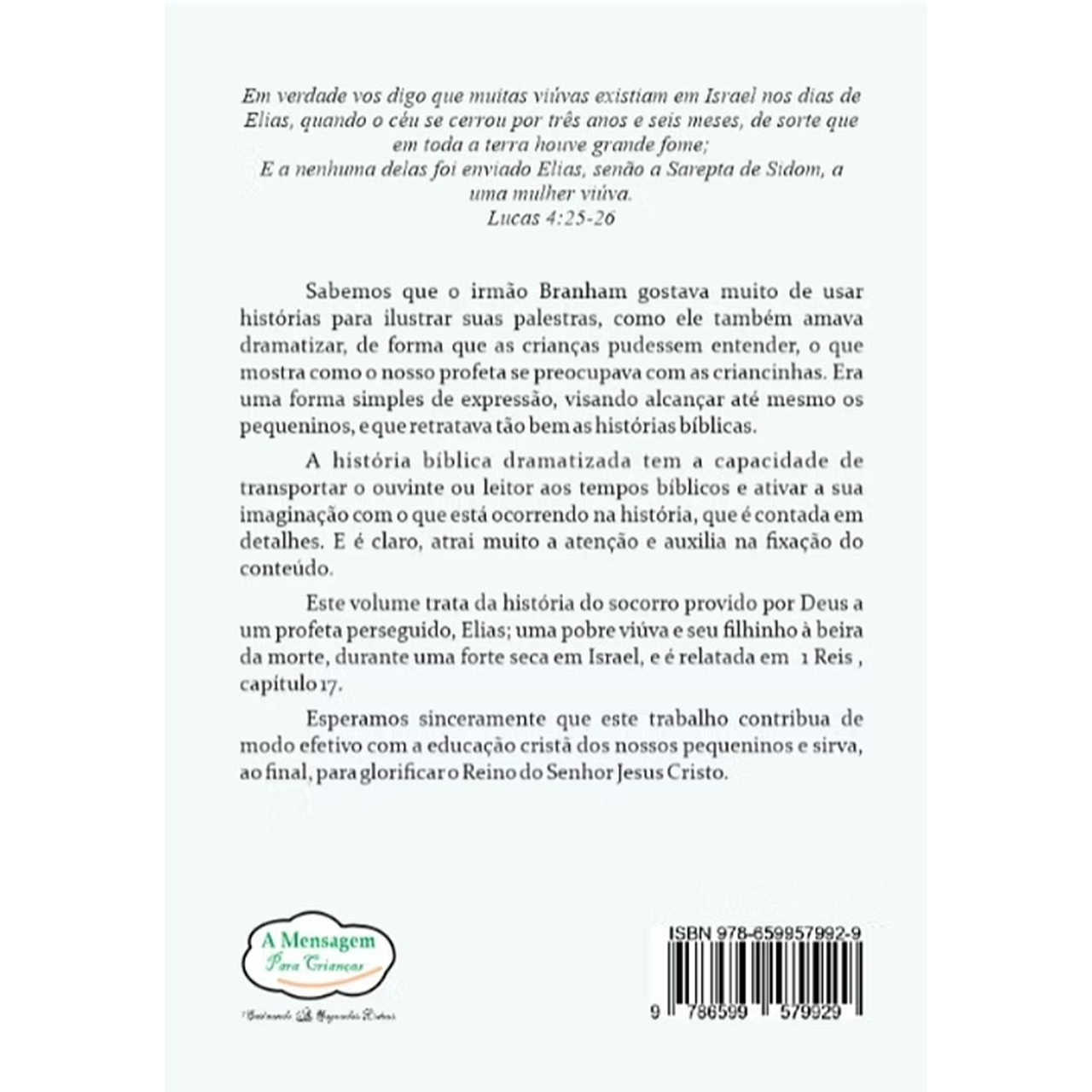LIVRO | Elias - Dos Sermões do Rev. William Branham Branham - Imagem 2